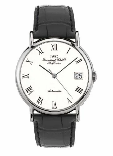 IWC Portofino Automatic Stainless Steel / White - Roman / Strap IW3513-41 (IW351341)